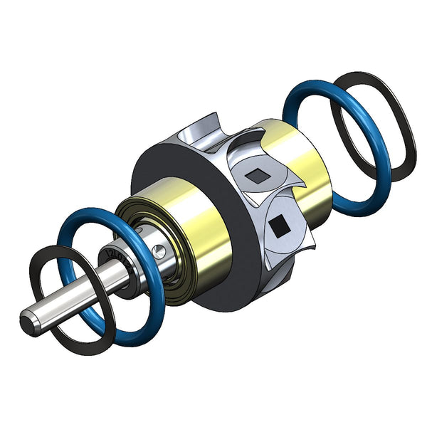 W&H Synea TA-98 5-Port Spray Led Push Button Complete Turbine