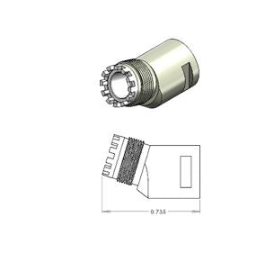 Star Motor-to-Angle Elbow Adapter